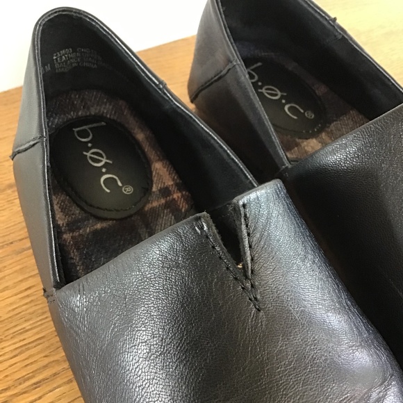B.O.C Suree Black Leather Shoes 6.5 - Picture 9 of 15